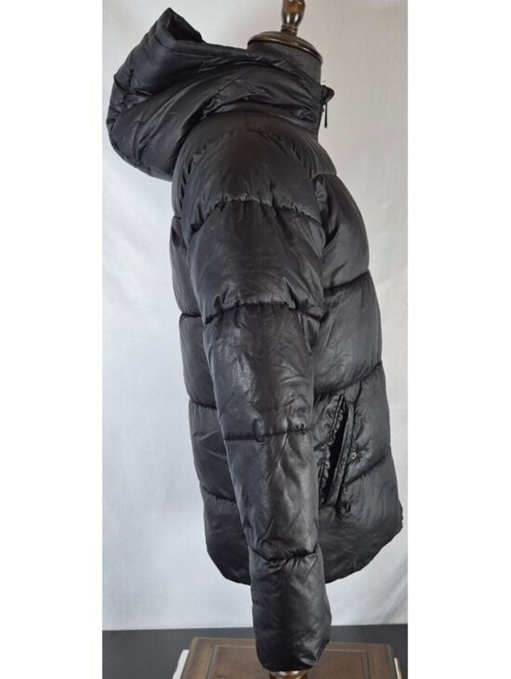 Michael Kors Black Hooded Puffer Coat, Girls 18/20 - Picture 5 of 9